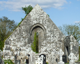 Old Church and part of Graveyard